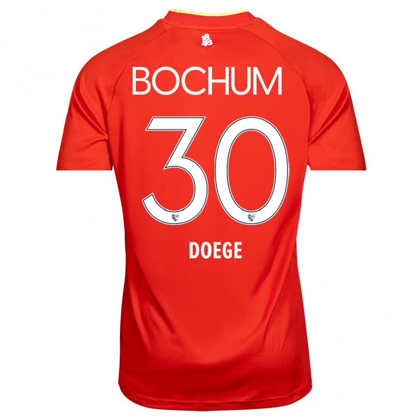 ילדים כדורגל לאוני אליזבת דויגה #30 אדום לבן חולצת שוער 2025/26