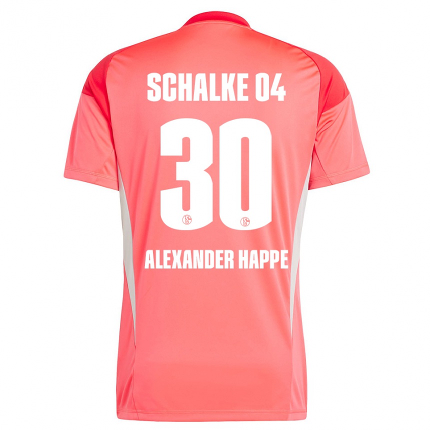 ילדים כדורגל לוקה אלכסנדר האפה #30 אדום אלמוג חולצת שוער 2025/26