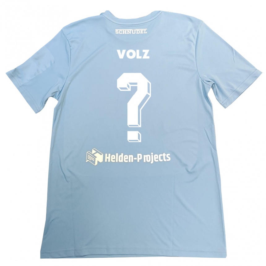 ילדים כדורגל Jule Volz #0 כחול-אפור חולצת שוער 2025/26