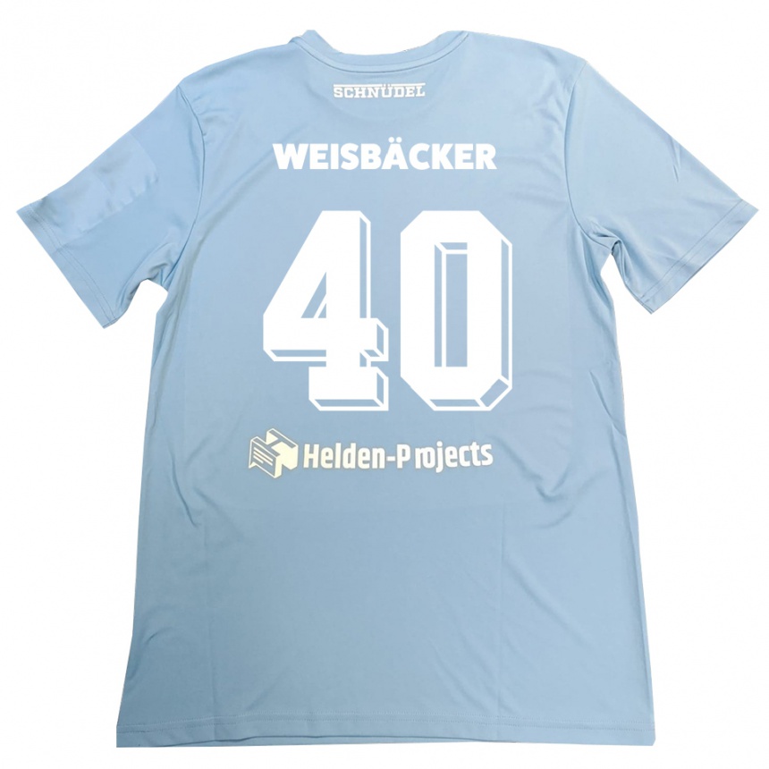 ילדים כדורגל מקסימיליאן וייסבקר #40 כחול-אפור חולצת שוער 2025/26