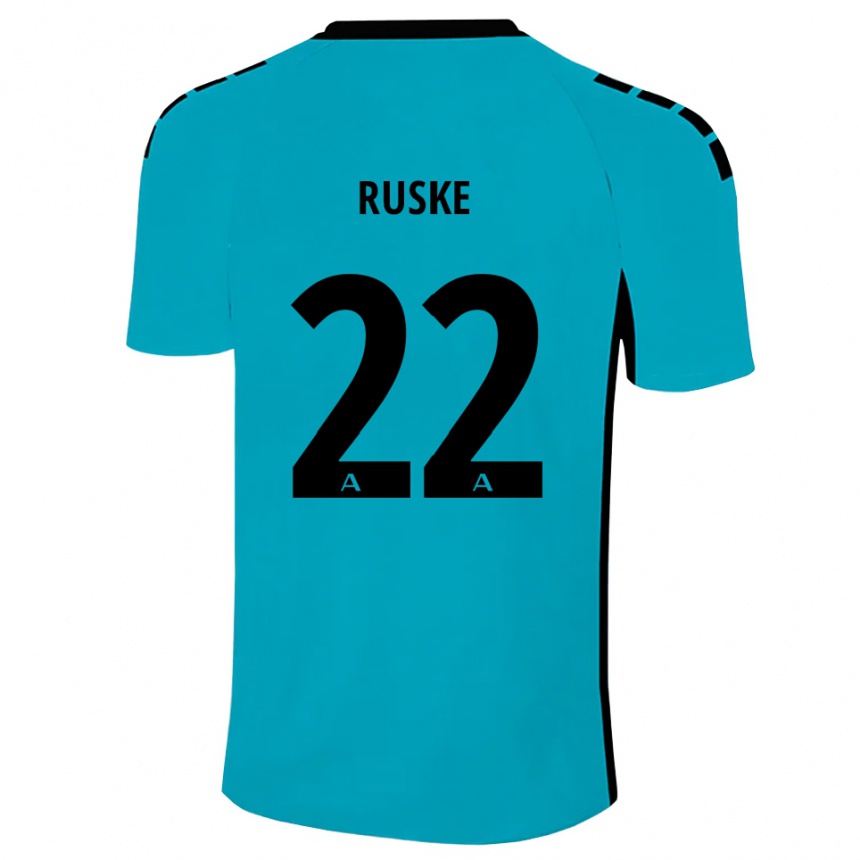 ילדים כדורגל Neo Ruske #22 ציאן חולצת שוער 2025/26