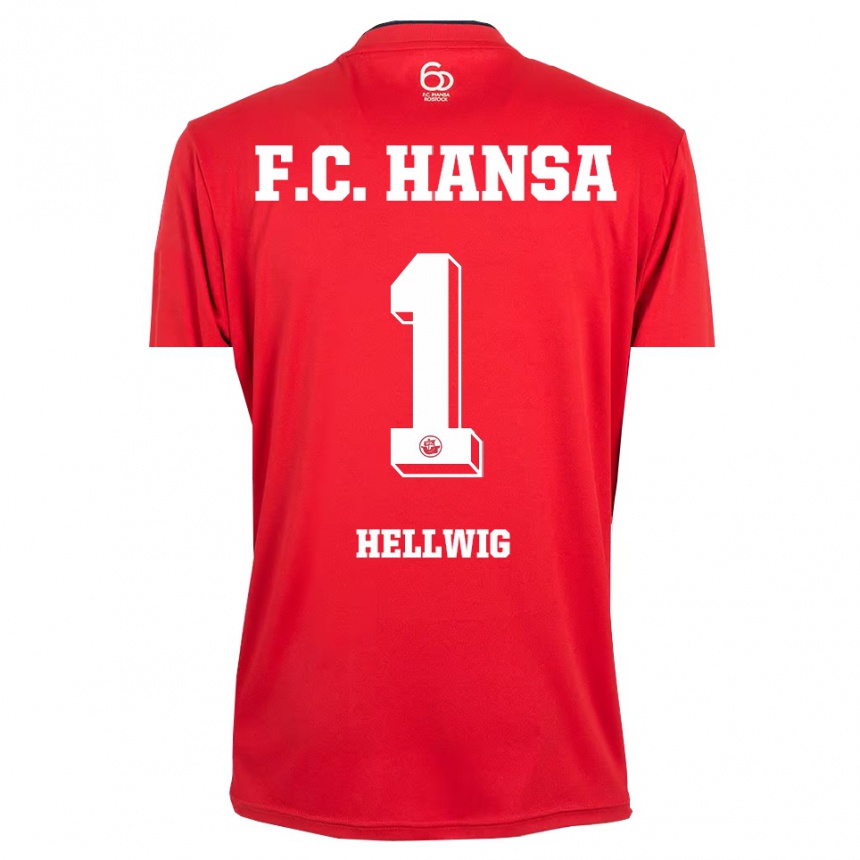 ילדים כדורגל מרלה הלוויג #1 אדום לבן חולצת שוער 2025/26