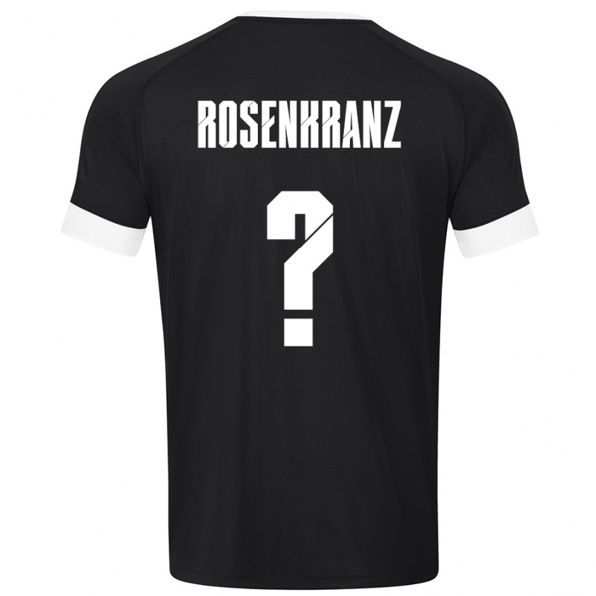 ילדים כדורגל Colin Rosenkranz #0 שחור לבן חולצת שוער 2025/26