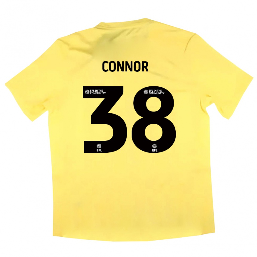 ילדים כדורגל שיי קונור #38 שחור צהוב חולצת שוער 2025/26