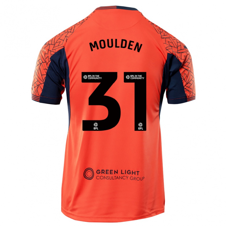 ילדים כדורגל לואי מולדן #31 שחור כתום חולצת שוער 2025/26