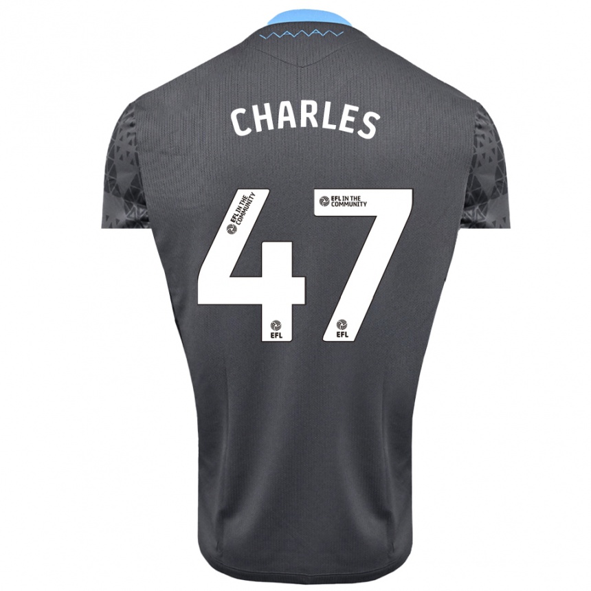 ילדים כדורגל פירס צ׳ארלס #47 אפור לבן חולצת שוער 2025/26