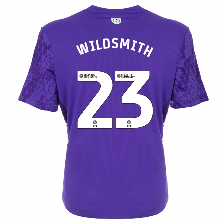 ילדים כדורגל ג'ו וילדסמית #23 סגול לבן חולצת שוער 2025/26