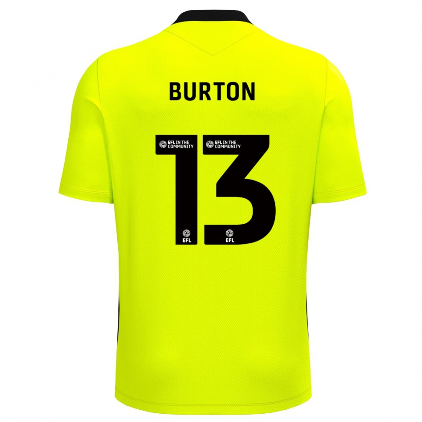 ילדים כדורגל קאלום ברטון #13 ירוק יער חולצת שוער 2025/26