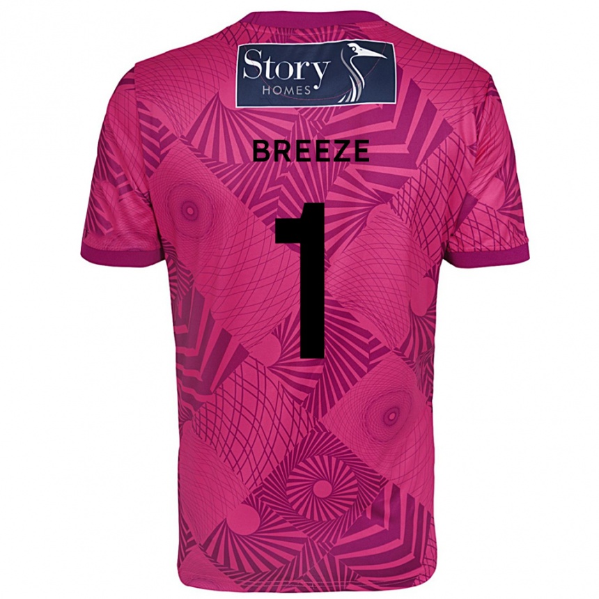 ילדים כדורגל גבריאל בריז #1 סגול מגנטה חולצת שוער 2025/26