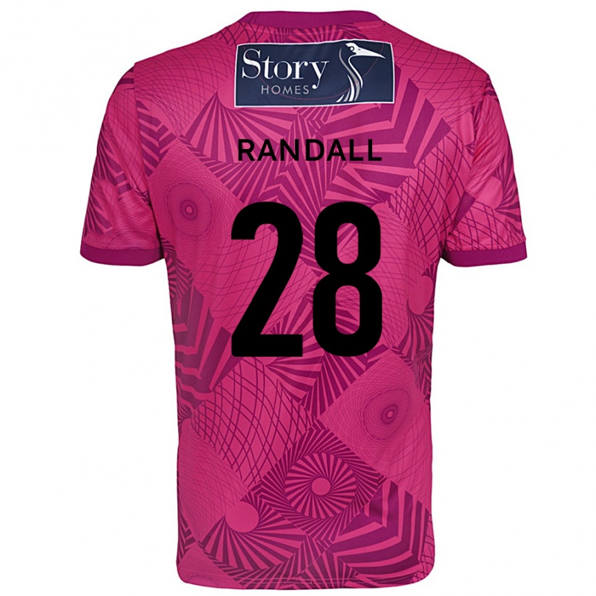 ילדים כדורגל Thomas Randall #28 סגול מגנטה חולצת שוער 2025/26