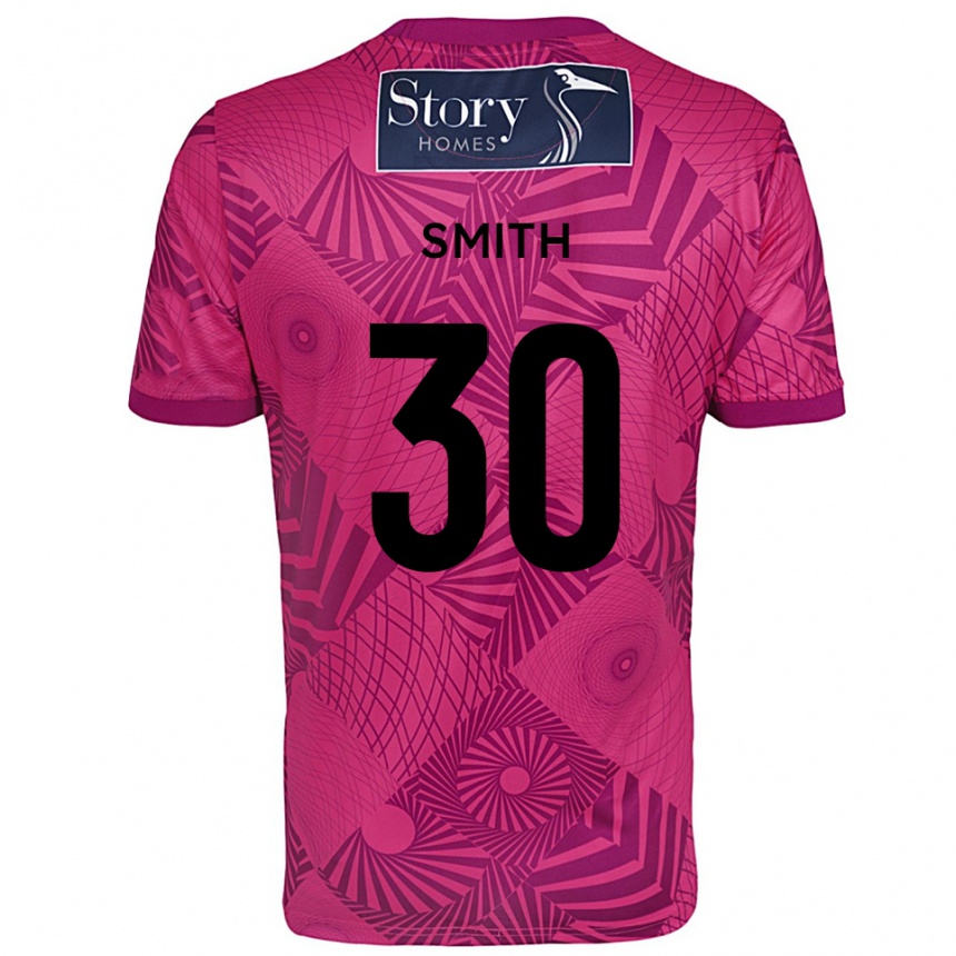 ילדים כדורגל ג'וד סמית' #30 סגול מגנטה חולצת שוער 2025/26
