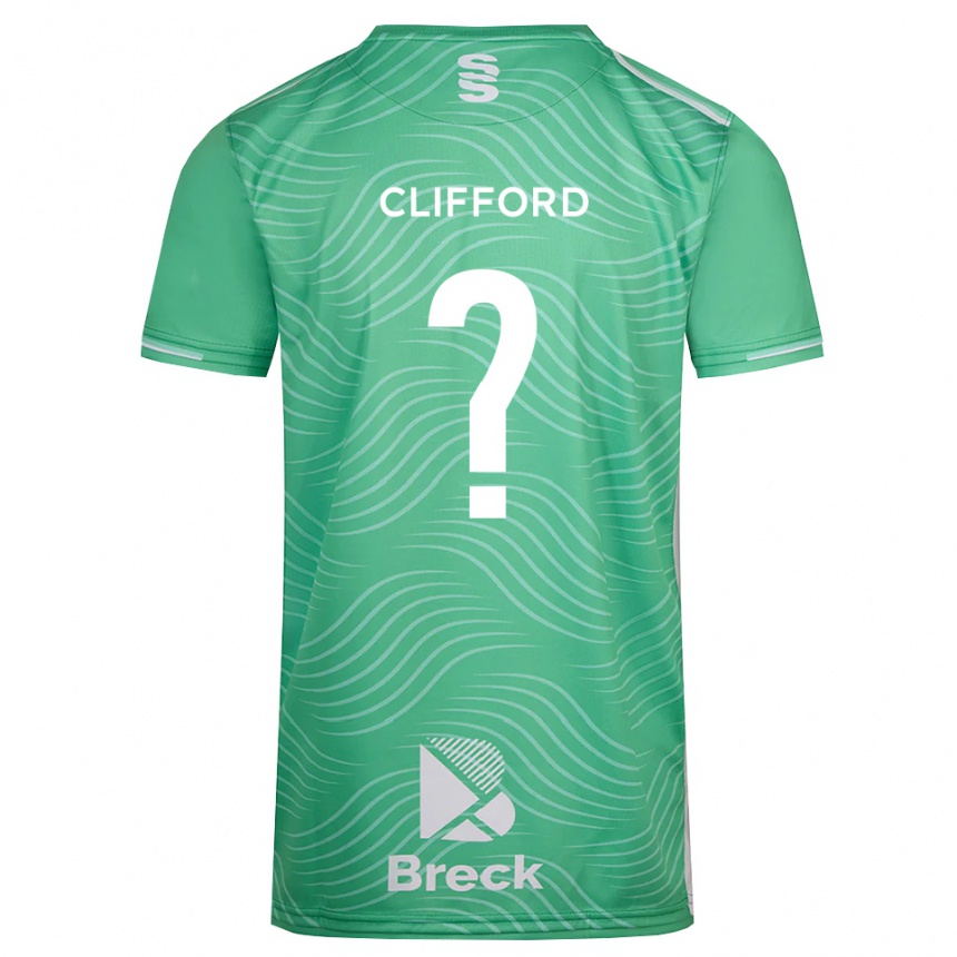 ילדים כדורגל Alex Clifford #0 טורקיז בינוני חולצת שוער 2025/26