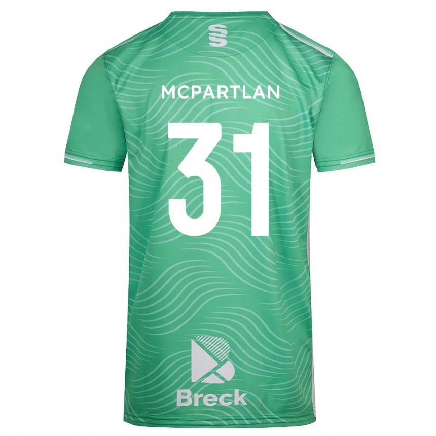 ילדים כדורגל Cian McPartlan #31 טורקיז בינוני חולצת שוער 2025/26