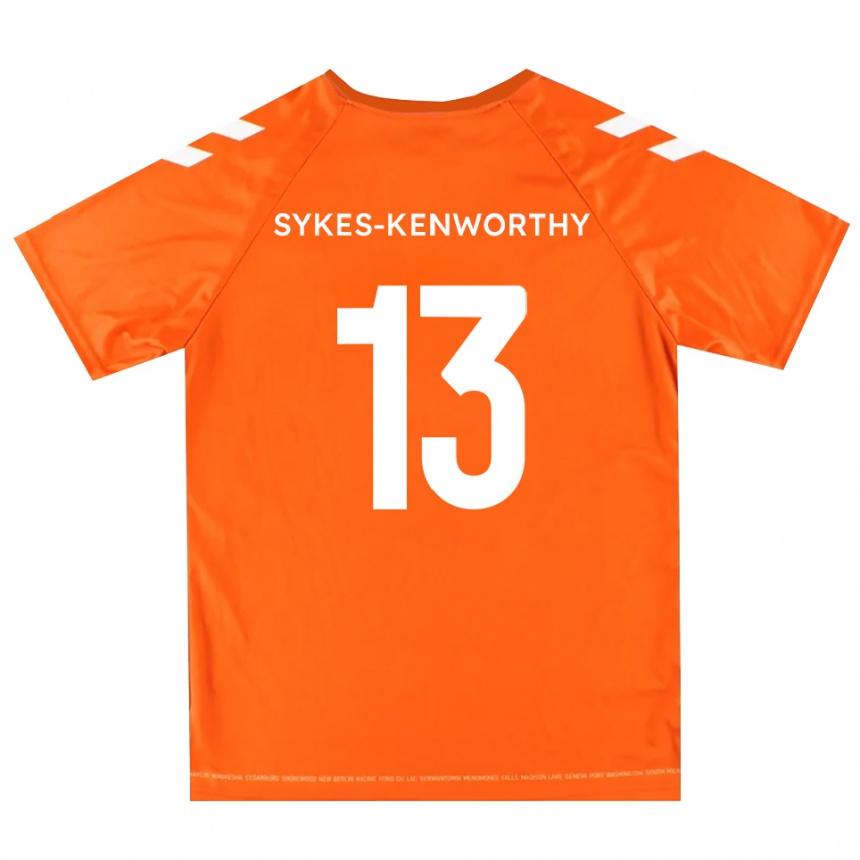 ילדים כדורגל ג'ורג' סייקס-קנוורתי #13 לבן כתום חולצת שוער 2025/26