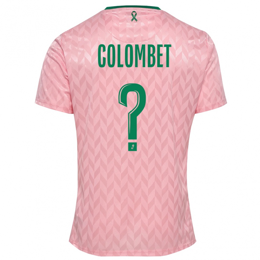 ילדים כדורגל Alexis Colombet #0 ירוק ורוד חולצת שוער 2025/26