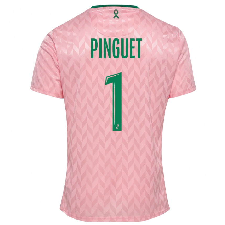 ילדים כדורגל אליס פינגה #1 ירוק ורוד חולצת שוער 2025/26