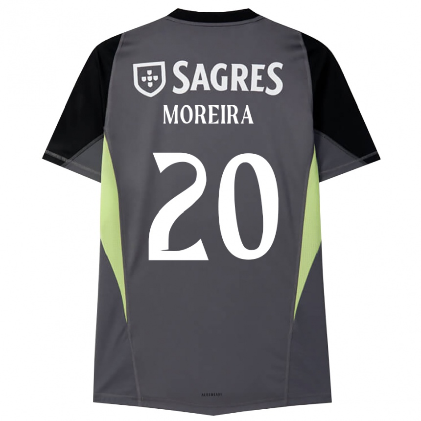 ילדים כדורגל אנדרה קמפוס מוריירה #20 אפור כהה שחור חולצת שוער 2025/26