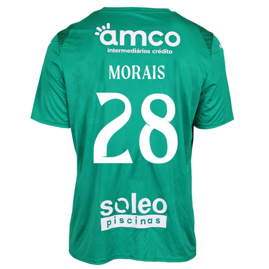 ילדים כדורגל פטריסיה מוראיס #28 ירוק לבן חולצת שוער 2025/26