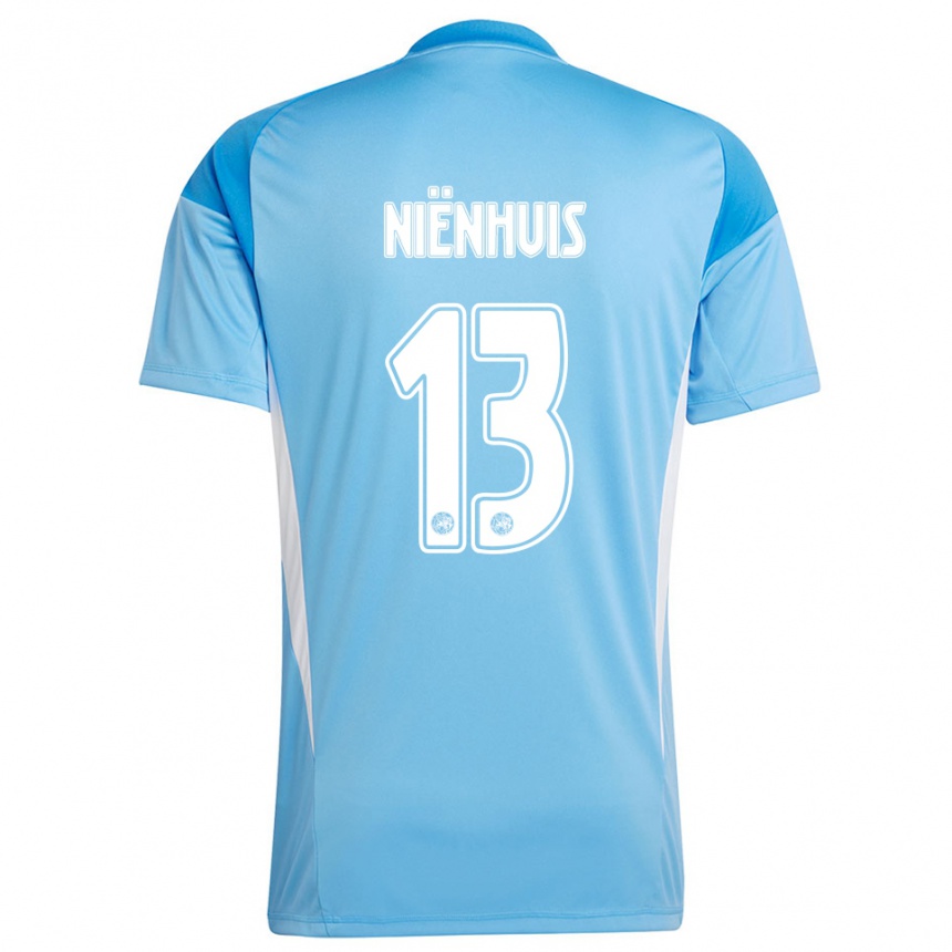 ילדים כדורגל לואיס ניינהויס #13 כחול בהיר לבן חולצת שוער 2025/26