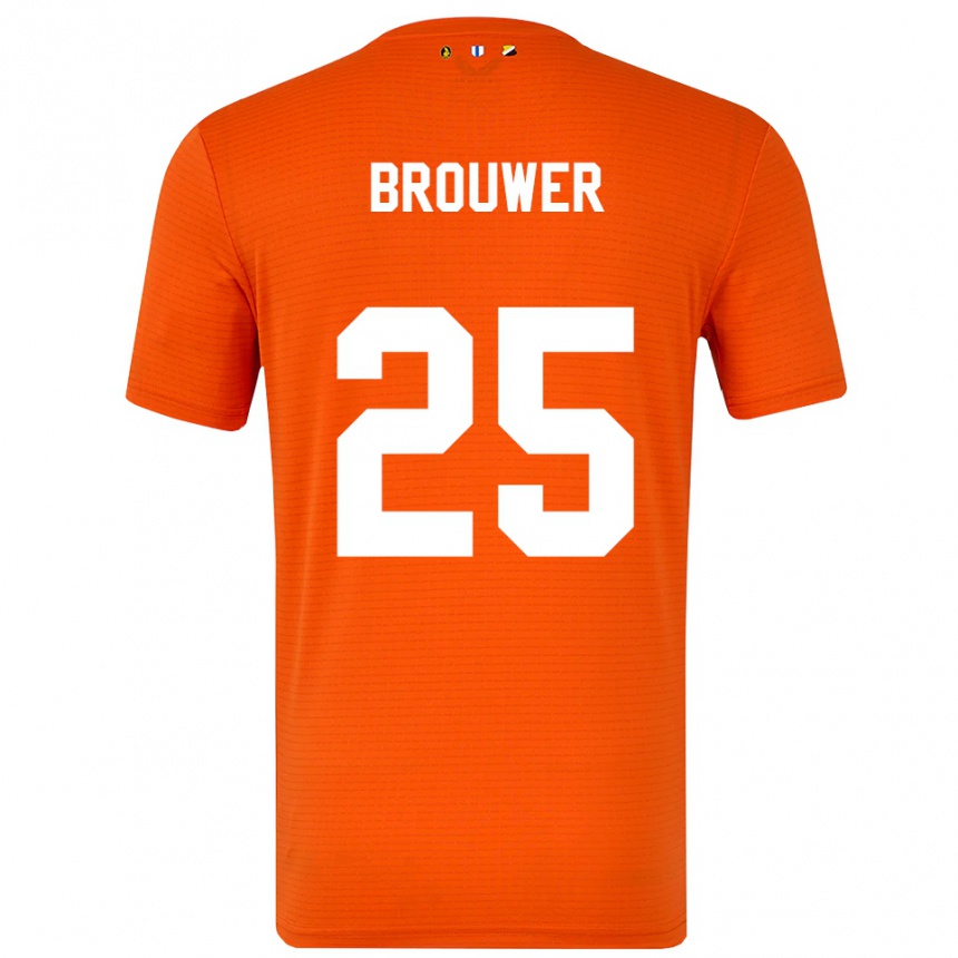 ילדים כדורגל מיכאל בראואר #25 כתום שחור חולצת שוער 2025/26