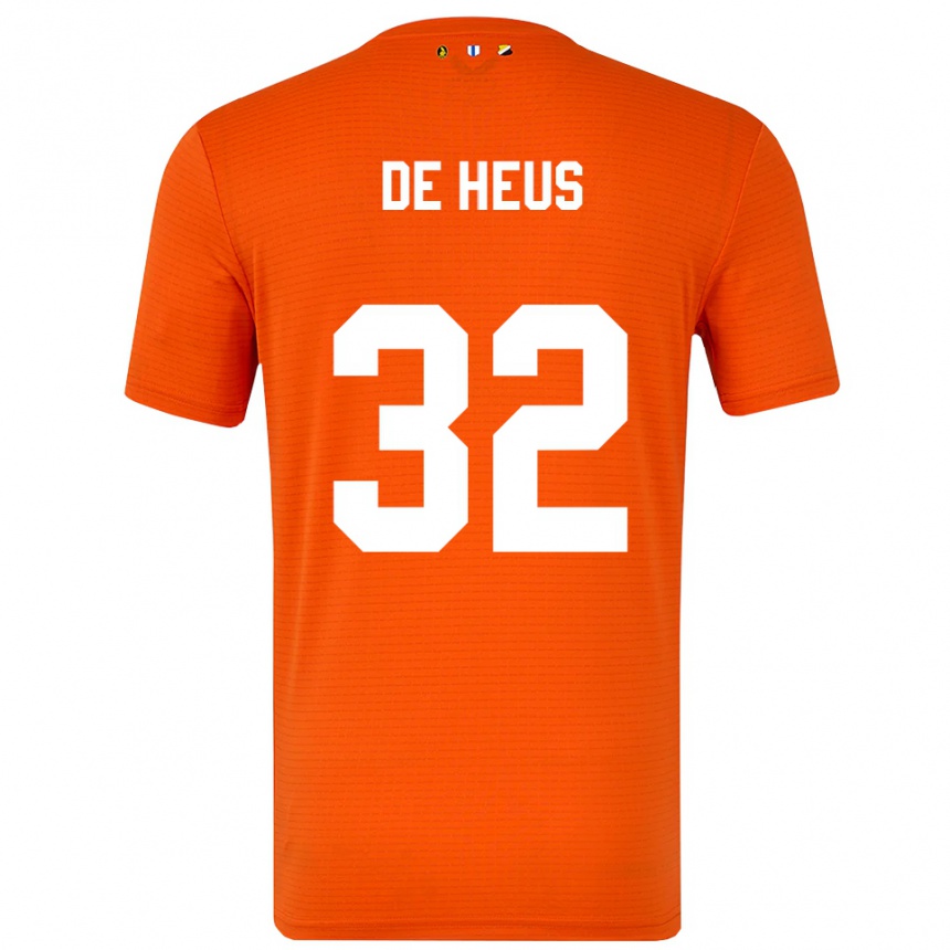 ילדים כדורגל לואיס די האוס #32 כתום שחור חולצת שוער 2025/26