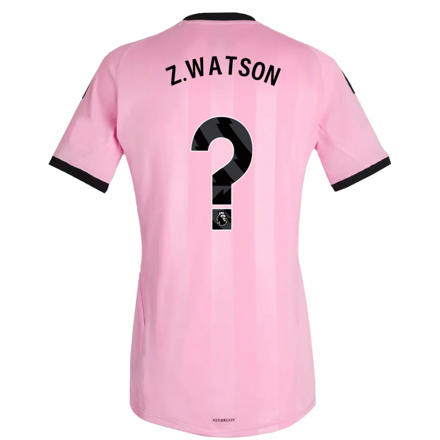 ילדים כדורגל Zac Watson #0 ורוד שחור חולצת שוער 2025/26