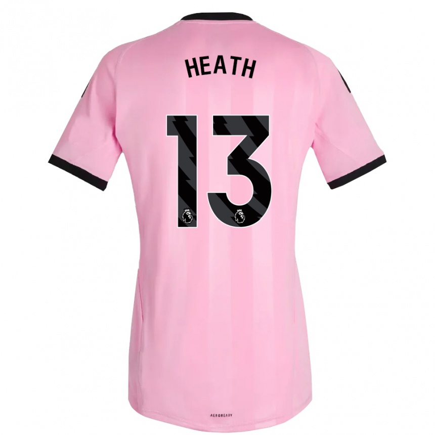 ילדים כדורגל Fred Heath #13 ורוד שחור חולצת שוער 2025/26