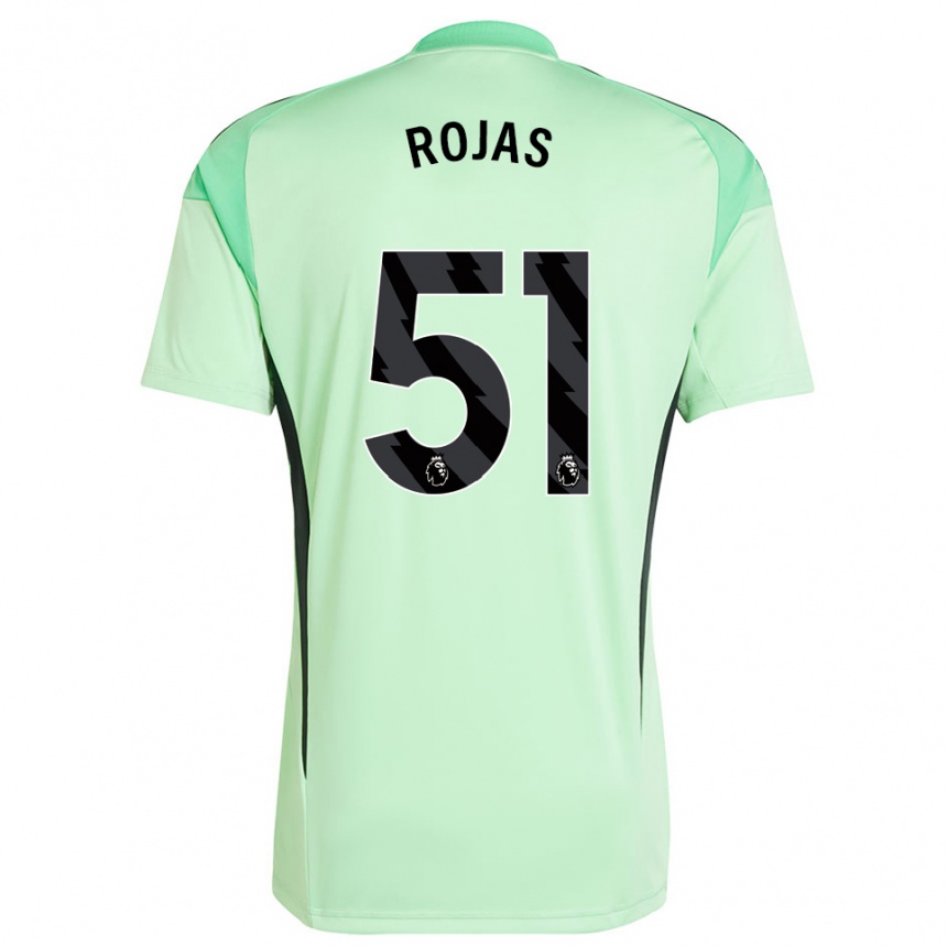 ילדים כדורגל אלכסיי רוחאס #51 ירוק בהיר שחור חולצת שוער 2025/26