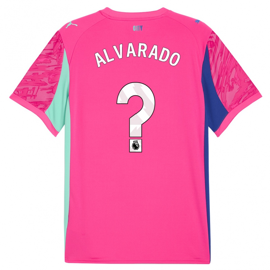 ילדים כדורגל Lucas Alvarado #0 ורד ורוד חולצת שוער 2025/26