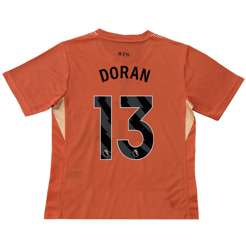 ילדים כדורגל פארן דוראן #13 כתום שחור חולצת שוער 2025/26