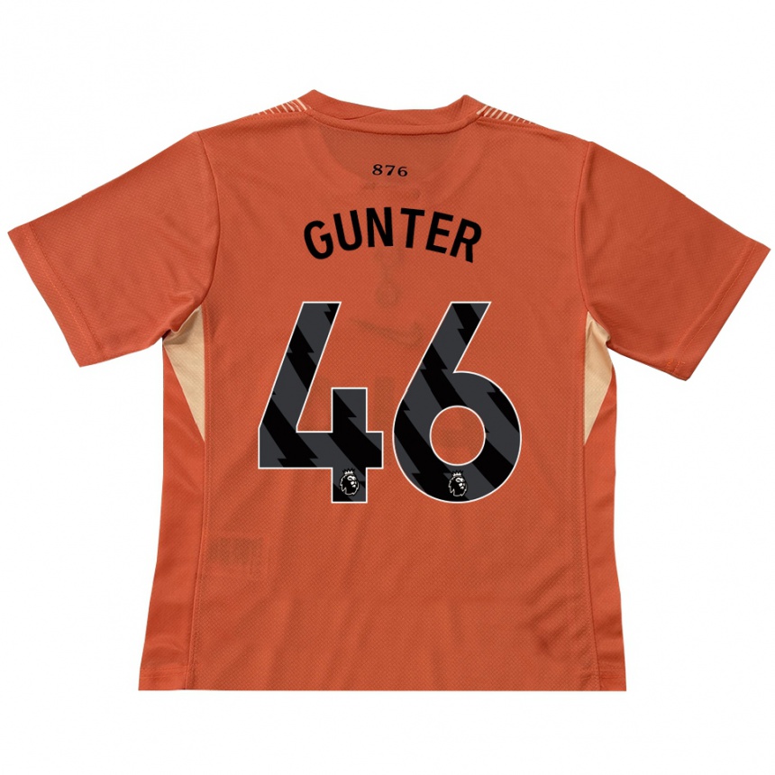 ילדים כדורגל לוקה גונטר #46 כתום שחור חולצת שוער 2025/26