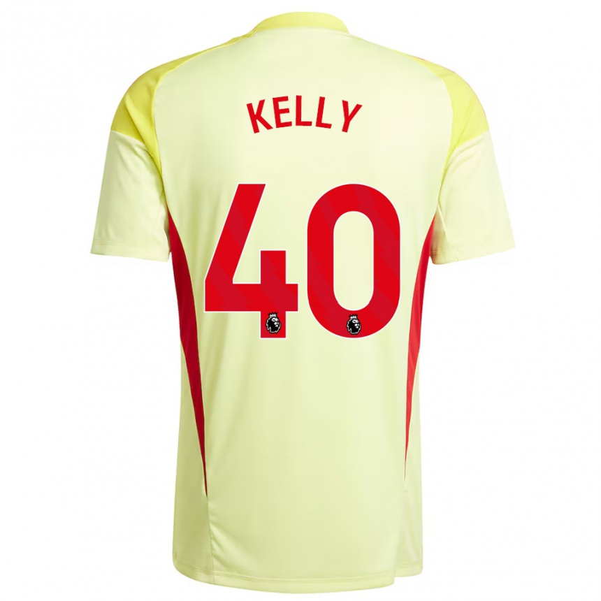 ילדים כדורגל סופיה גבריאל קלי #40 צהוב בהיר חולצת שוער 2025/26