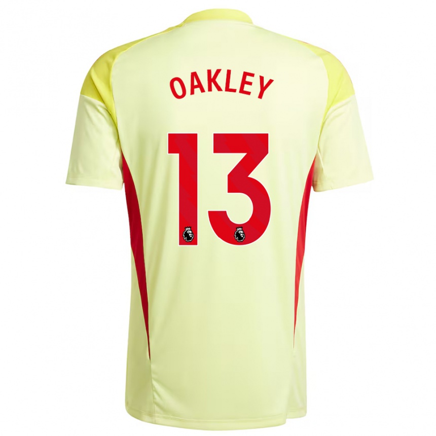ילדים כדורגל ריס אוקלי #13 צהוב בהיר חולצת שוער 2025/26