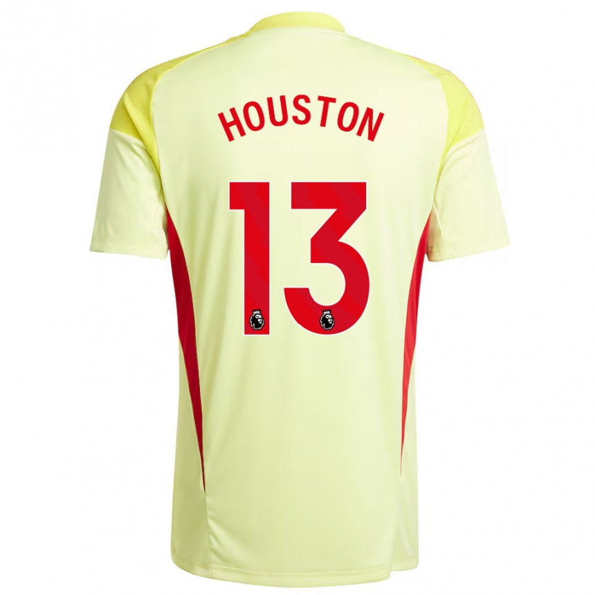 ילדים כדורגל Theo Houston #13 צהוב בהיר חולצת שוער 2025/26