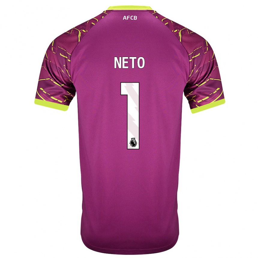 ילדים כדורגל נטו #1 מג'נטה כהה חולצת שוער 2025/26