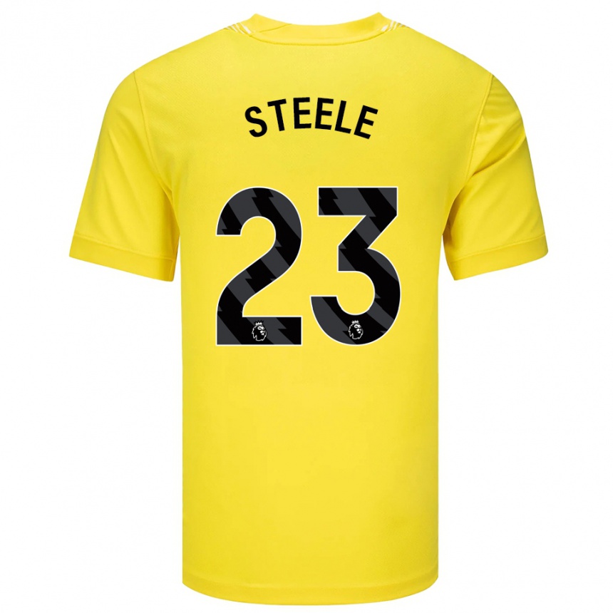 ילדים כדורגל ג'ייסון סטיל #23 צהוב שחור חולצת שוער 2025/26