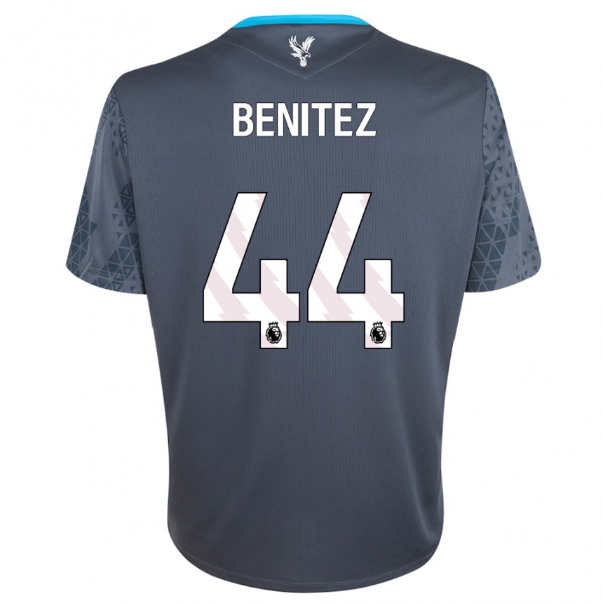 ילדים כדורגל וולטר בניטס #44 אפור כהה לבן חולצת שוער 2025/26