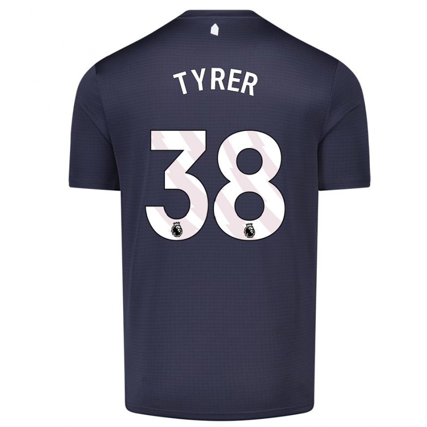 ילדים כדורגל הארי אלפרד טירר #38 שחור לבן חולצת שוער 2025/26