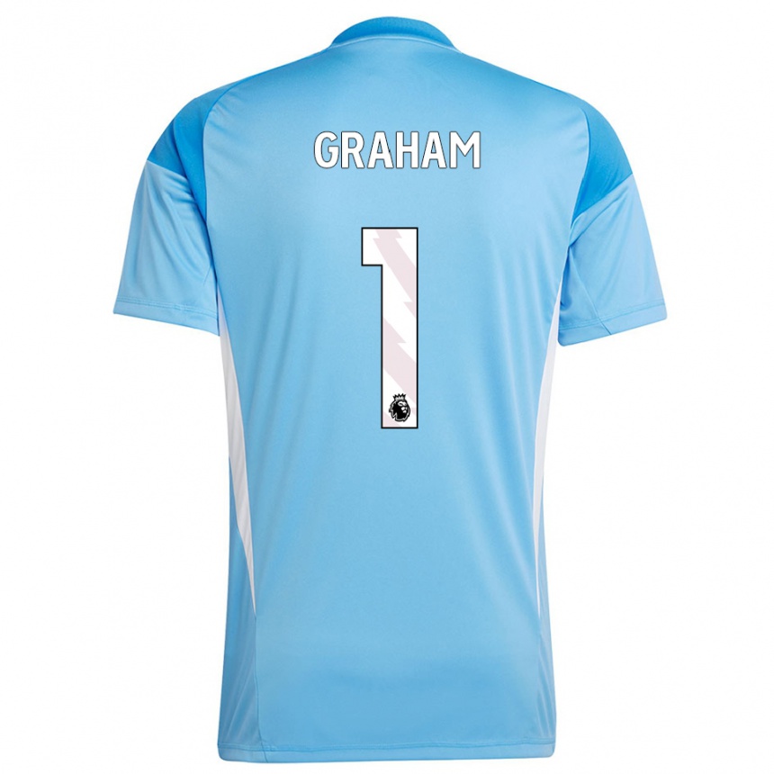 ילדים כדורגל אלי גראהם #1 כחול לבן חולצת שוער 2025/26
