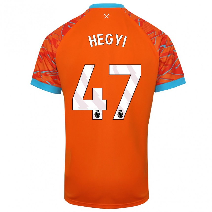 ילדים כדורגל כריסטיאן הג'י #47 כתום לבן חולצת שוער 2025/26