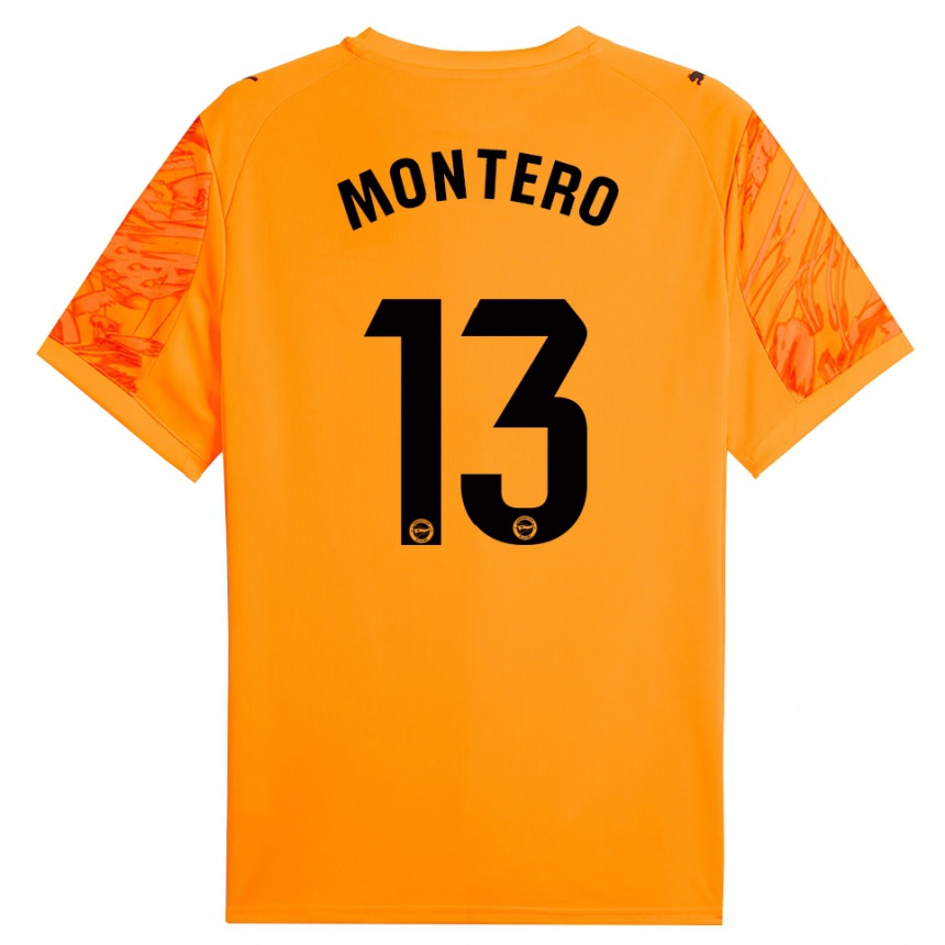 ילדים כדורגל רובן מונטרו פרננדס #13 כתום שחור חולצת שוער 2025/26