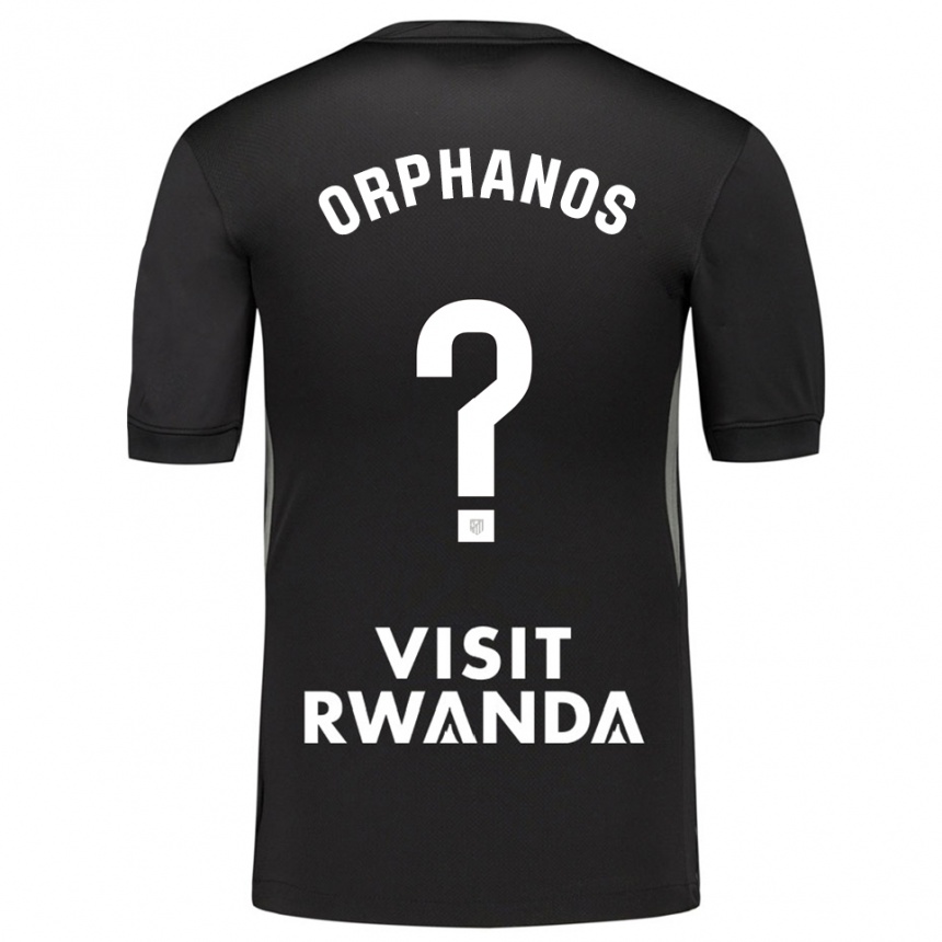 ילדים כדורגל Stamatis Orphanos #0 שחור לבן חולצת שוער 2025/26