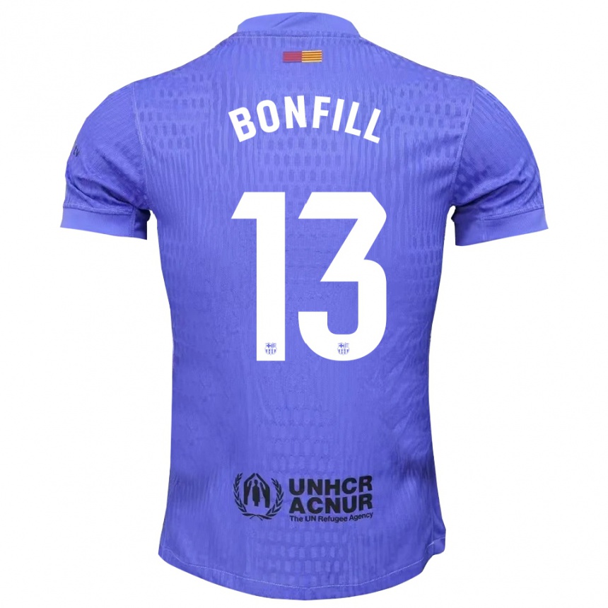ילדים כדורגל Max Bonfill #13 כחול שחור חולצת שוער 2025/26
