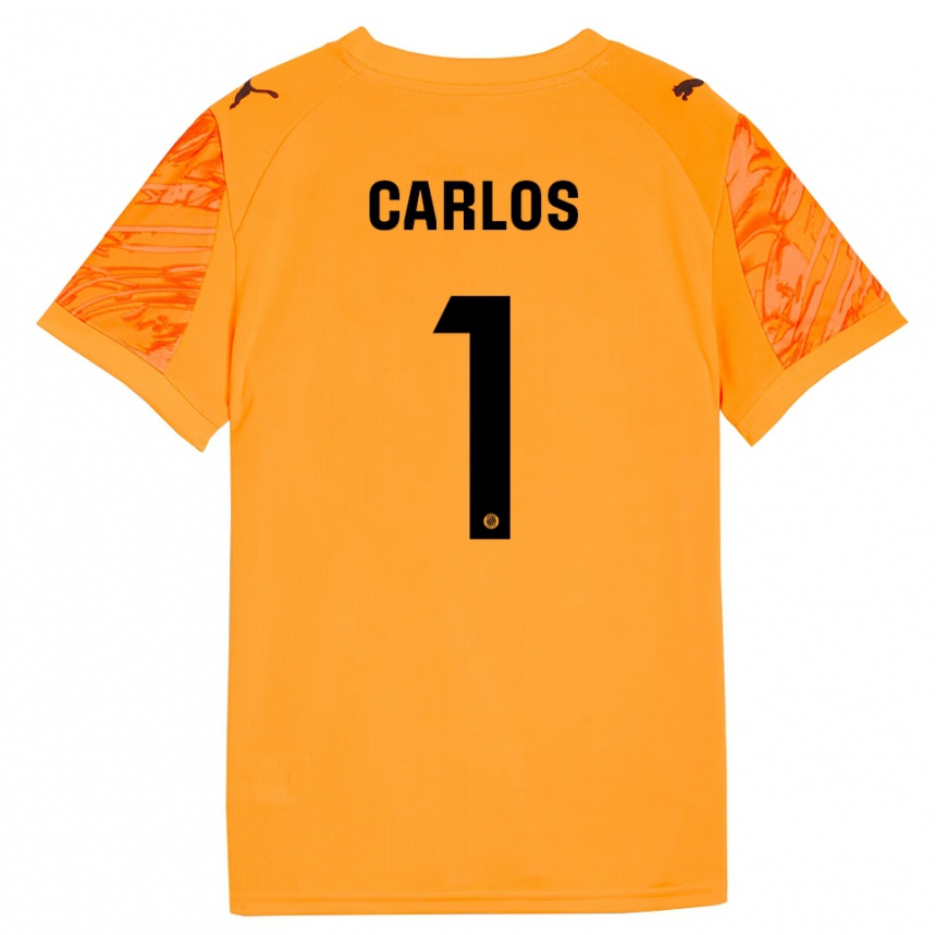 ילדים כדורגל חואן קרלוס #1 כתום שחור חולצת שוער 2025/26