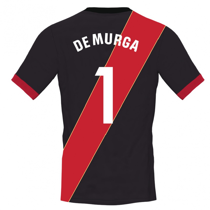 ילדים כדורגל אנה מריה דה מורגה בלנקו #1 אדום שחור חולצת שוער 2025/26