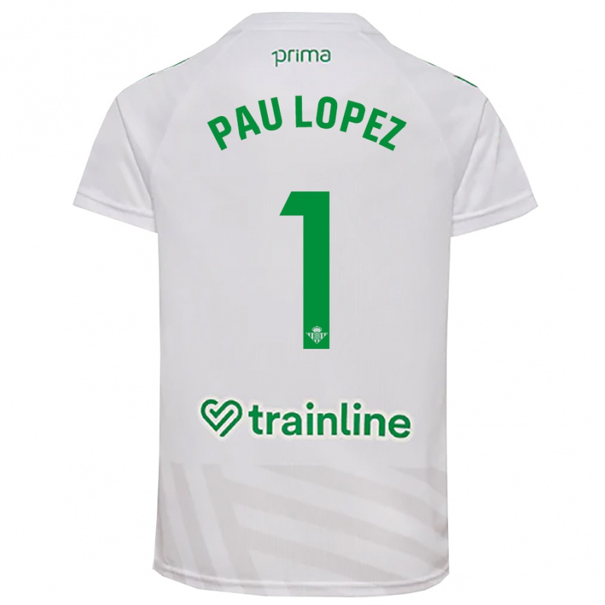 ילדים כדורגל פאו לופס #1 ירוק לבן חולצת שוער 2025/26