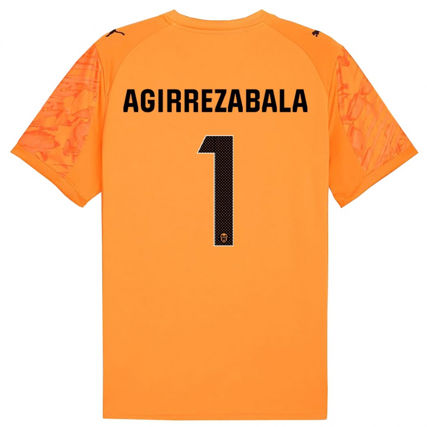 ילדים כדורגל יולן אגירסבאלה #1 כתום שחור חולצת שוער 2025/26