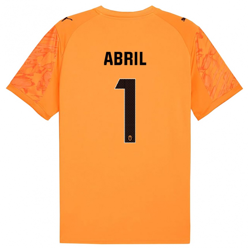 ילדים כדורגל ויסנט אבריל סאנס #1 כתום שחור חולצת שוער 2025/26