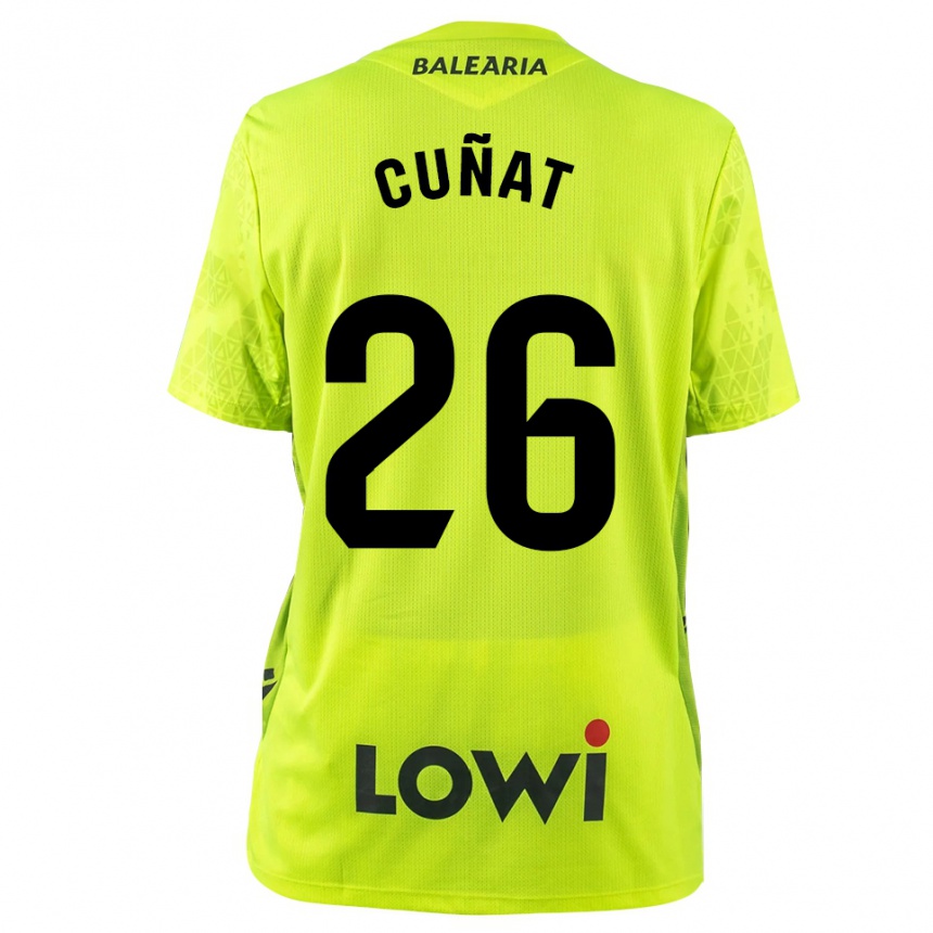 ילדים כדורגל פבלו קנאט #26 ירוק פלורסנט שחור חולצת שוער 2025/26