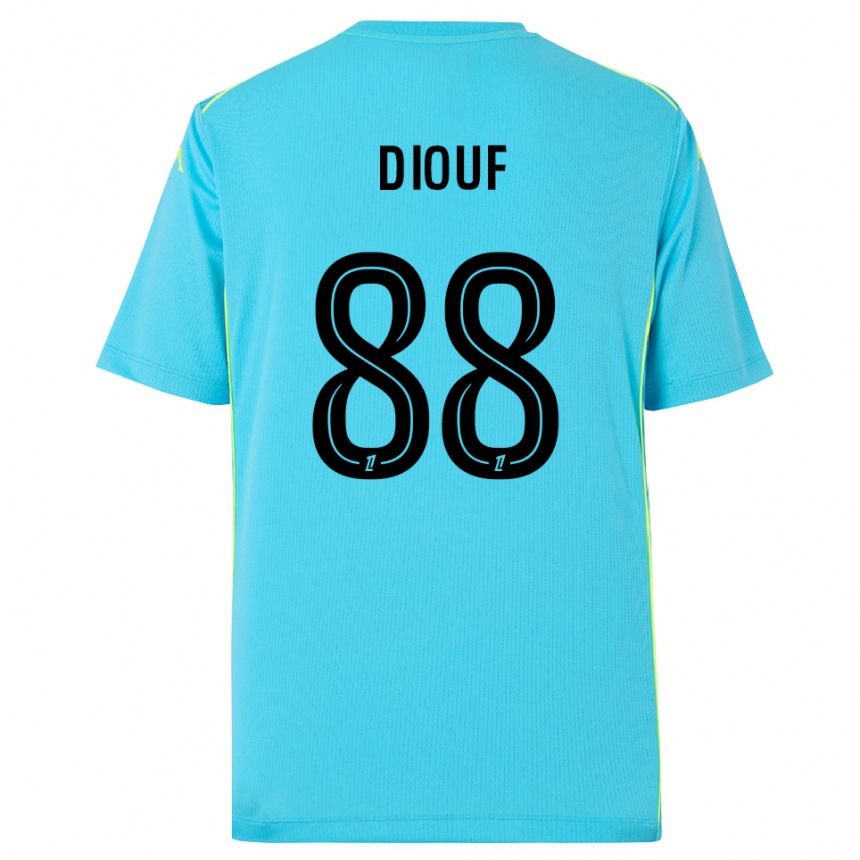 ילדים כדורגל יהבאן דיוף #88 כחול שמיים שחור חולצת שוער 2025/26